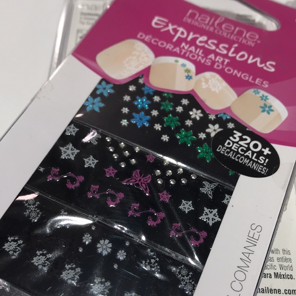 Nail Care Bundle Including Perfect Tips And Nailene Expressions Nail Art Decals - Picture 8 of 10